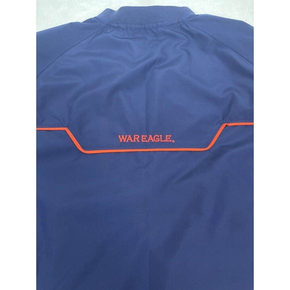 AUBURN TIGERS Under Armour War Eagle Pullover 1/4 Zip Jacket Navy Mens Small - Picture 7 of 7